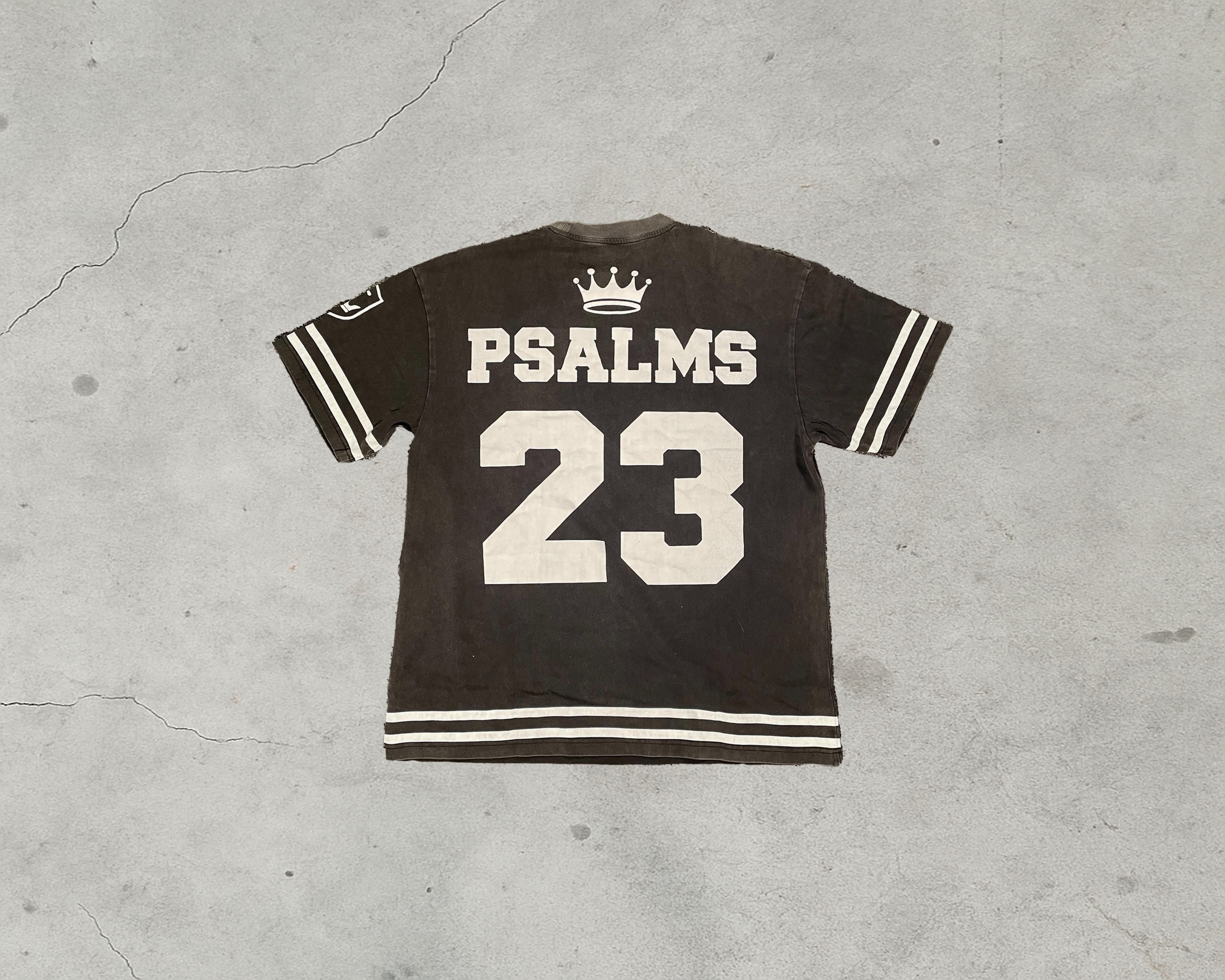 Psalm 23 Cotton Tee Jersey Black